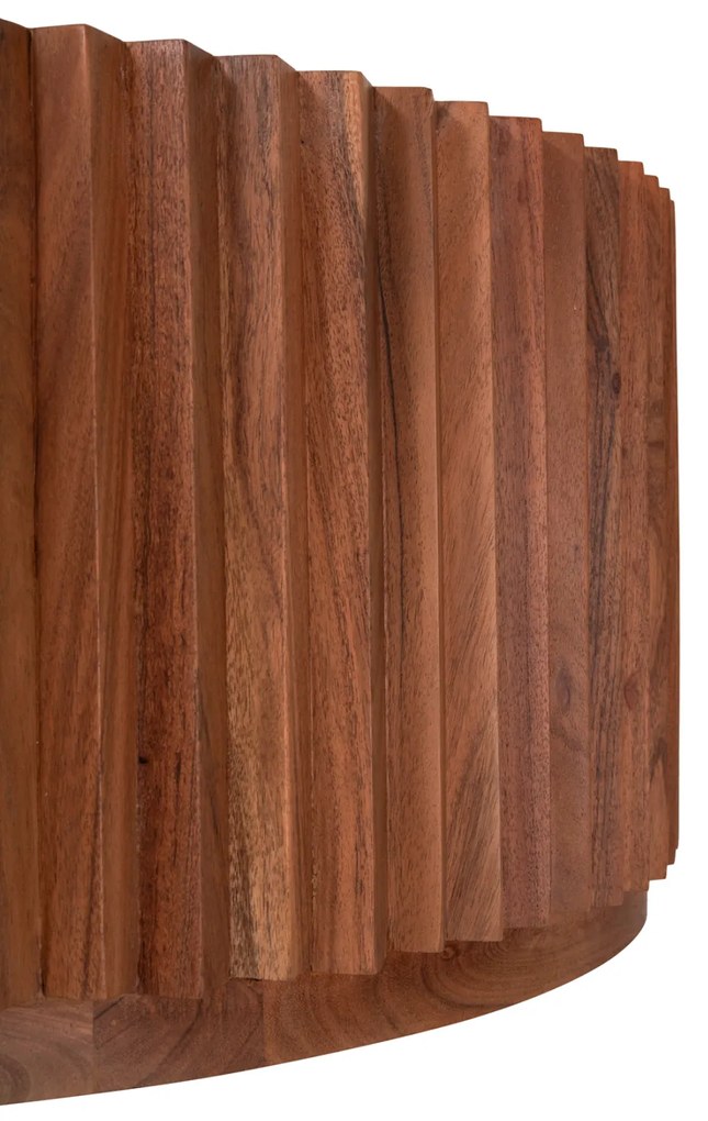 ΣΕΤ 2ΤΜΧ ΤΡΑΠΕΖΙΑ ΣΑΛΟΝΙΟΥ ΣΤΡΟΓΓΥΛΑ SEDGE HM11944 ΜΑΣΙΦ ΑΚΑΚΙΑ Φ90 &amp; Φ40εκ.