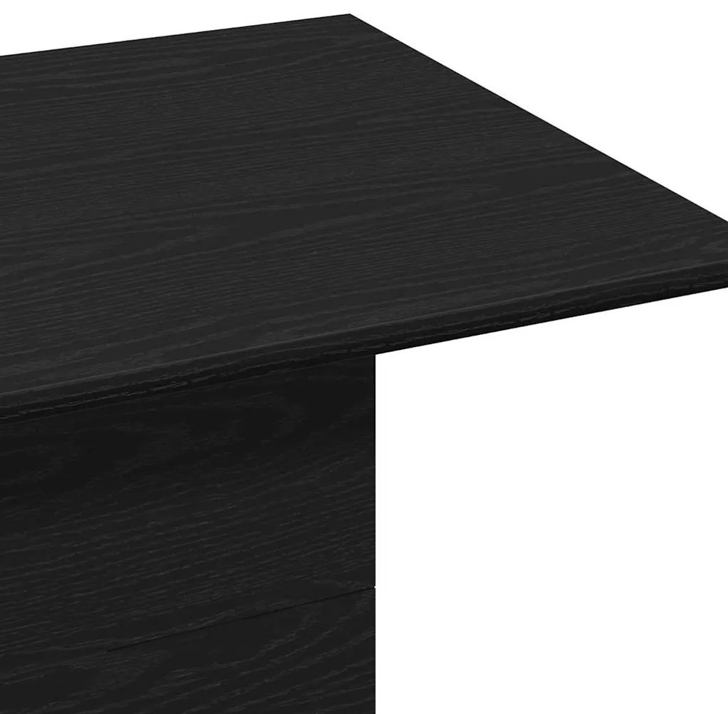 vidaXL Τραπεζάκι σαλονιού Μαύρη δρυς 102 x 55.5 x 40 cm