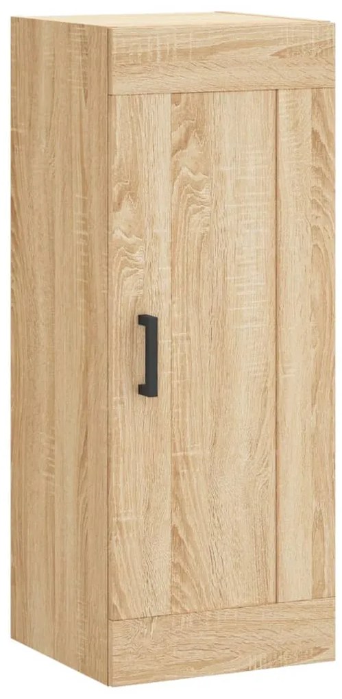 vidaXL Μπουφές Sonoma δρυς 34,5 x 34 x 180 εκ. από Επεξεργασμένο Ξύλο