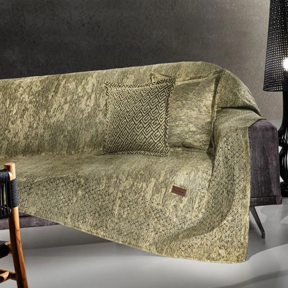 Ριχτάρι Nobel Olive Guy Laroche Πολυθρόνα 180x150cm Ακρυλικό,Βαμβάκι, Polyester