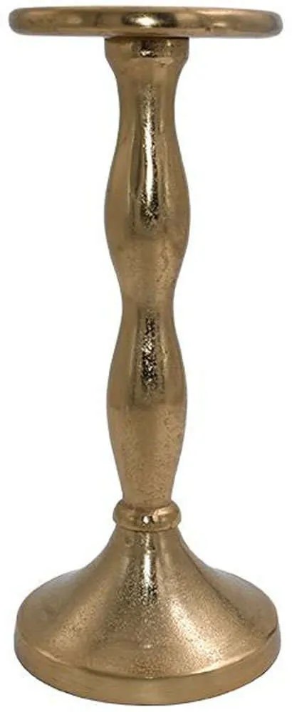 Κηροπήγιο 934-124-037 13x32cm Gold Μέταλλο