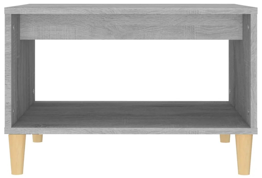 vidaXL Τραπεζάκι Σαλονιού Γκρι Sonoma 60x50x40 εκ. Επεξεργασμένο Ξύλο