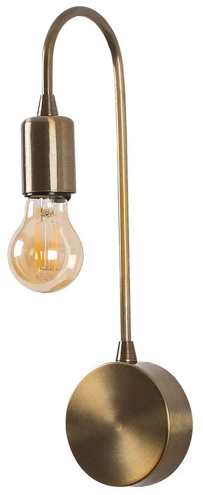 Φωτιστικό Τοίχου - Απλίκα Baston 584TTM1963 10x14x38cm 1xE27 40W Bronze Opviq