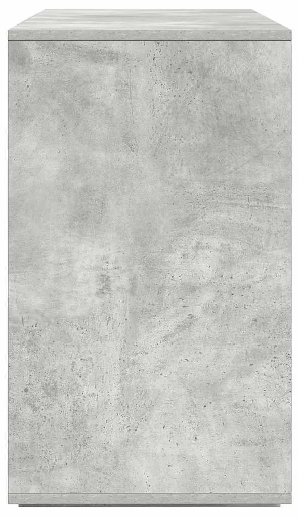 vidaXL Πλαϊνό γραφείο Γκρι σκυροδέματος 135 x 41 x 69 cm