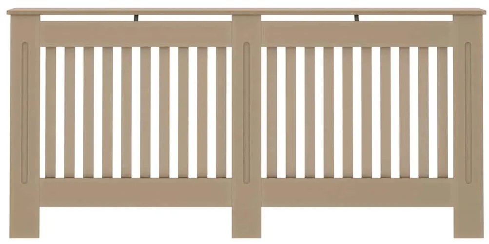 vidaXL Καπάκι Καλοριφέρ 2 pcs Καφέ 172 x 19 x 81.5 cm