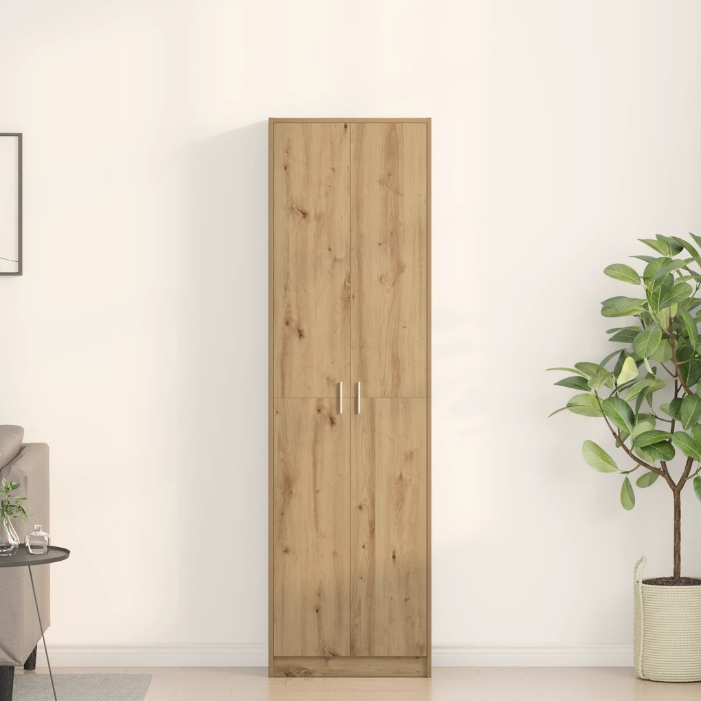vidaXL Ντουλάπα  από καρυδιά 55x25x189 εκ. Επεξεργασμένο ξύλο