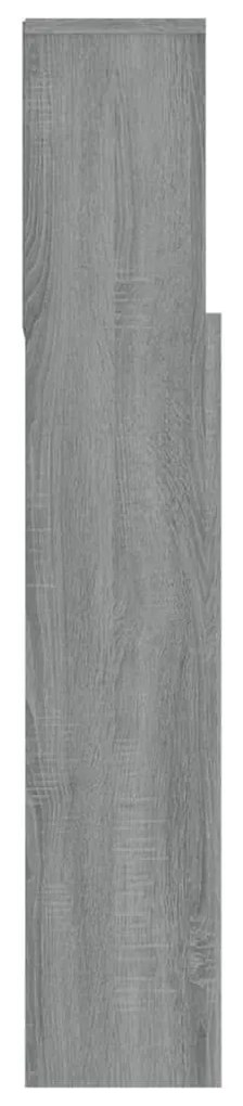 Κεφαλάρι Με Αποθηκευτικό Χώρο Γκρι Sonoma 180 x 19 x 103,5 εκ. - Γκρι