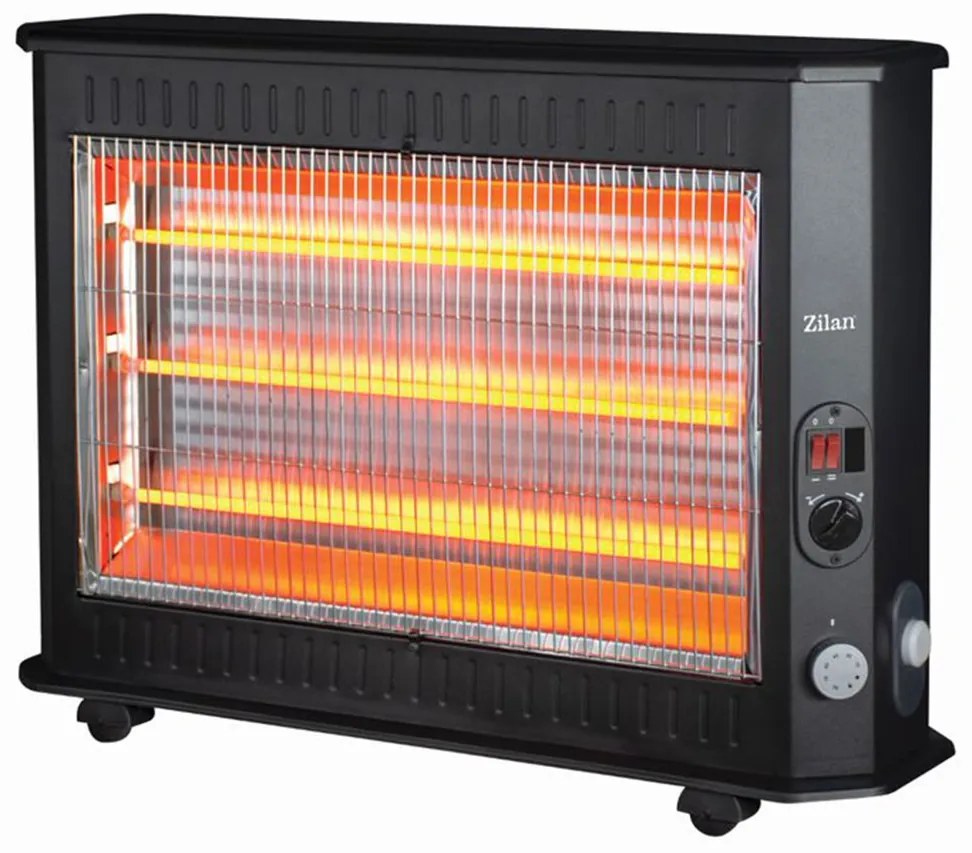 Σόμπα Χαλαζία Ζilan Με Θερμοστάτη Και ERP 2000W ZLN6821