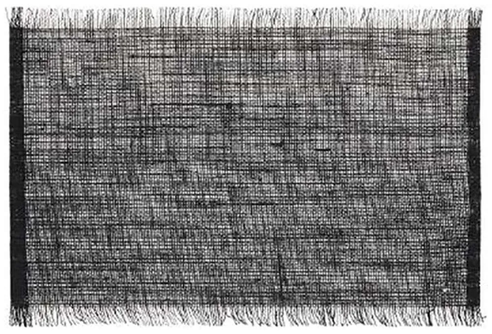 Σουπλά 07.160722A 45Χ30cm Λινάτσας Black Ύφασμα