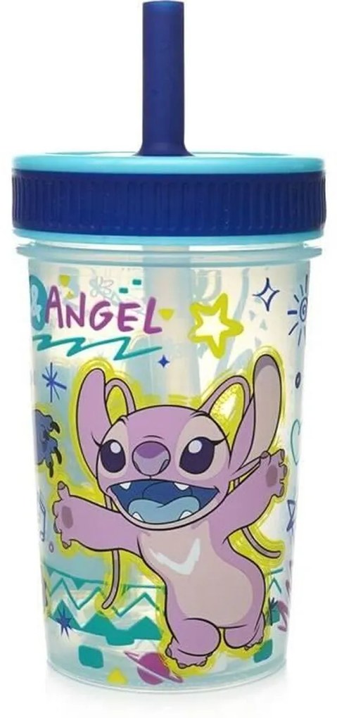 ποτήρι εκμάθησης ThermoBaby LILO & STITCH 420 ml Μπλε
