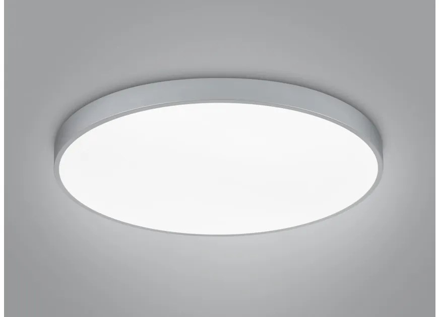 Πλαφονιέρα Φωτιστικό Οροφής 2xLED 51W Τιτάνιο Dimmable 3CCT Waco 627417587 Trio Lighting 627417587 Ασημί