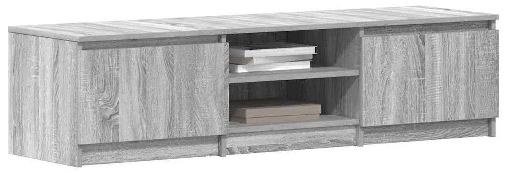 vidaXL Έπιπλο Τηλεόρασης Γκρι Sonoma 140x40x35,5 εκ. από Επεξεργ. Ξύλο