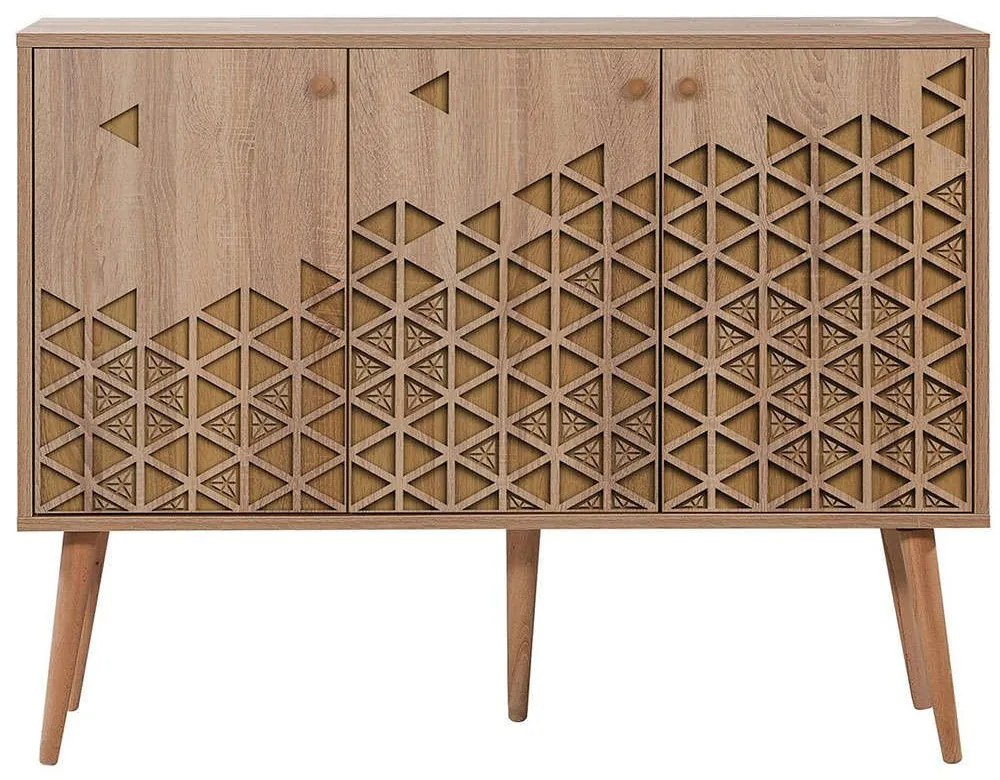 Μπουφές Mega 863SPH3936 120x36x90cm Oak Μοριοσανίδα, Μελαμίνη