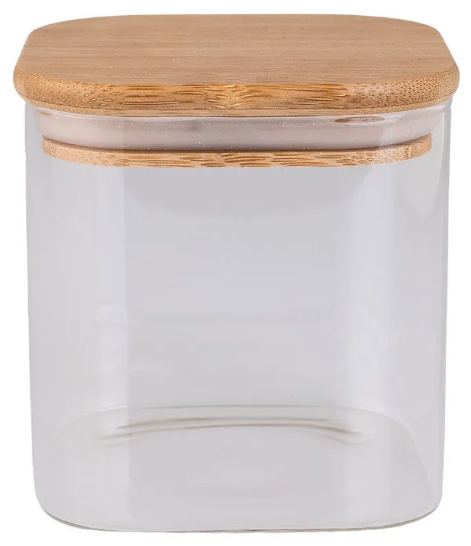 Δοχείο Αποθήκευσης Γυάλινο-Bamboo Essentials Estia 550ml 01-12922