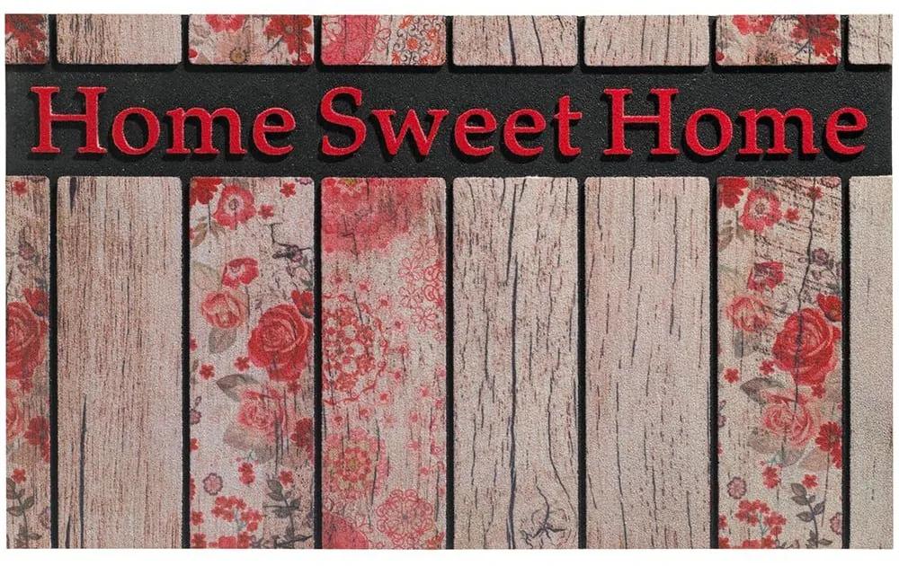 Πατάκι Εισόδου Ecomat 005 Home Sweet Home 45X75cm Red Sdim 45X75
