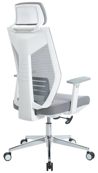 Καρέκλα γραφείου διευθυντή Commend pakoworld λευκό - γκρι