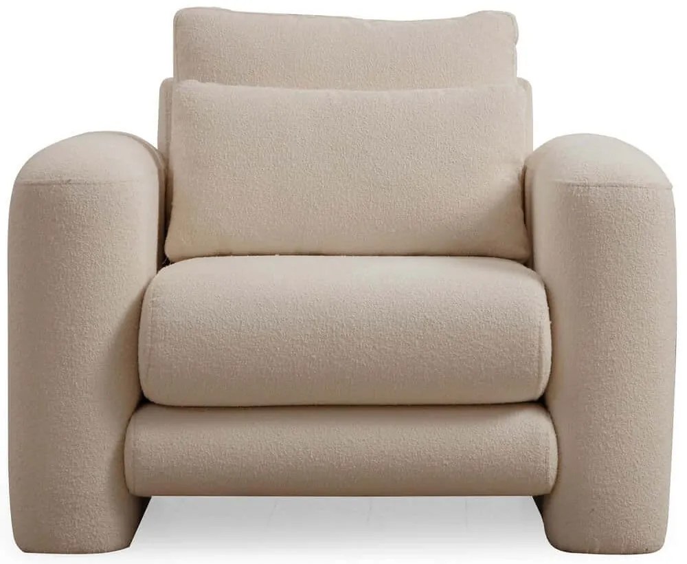 Πολυθρόνα Lily 560ARE1850 98x97x73cm Cream