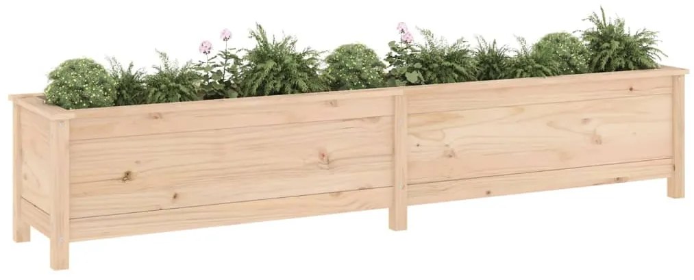 vidaXL Ζαρντινιέρα Υπερυψωμένη 119,5x40x39 εκ. από Μασίφ Ξύλο Πεύκου