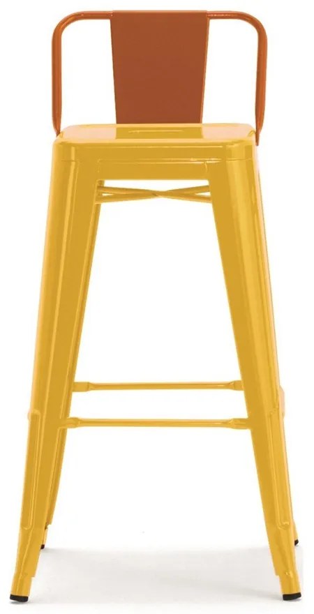 Σκαμπό Μπαρ Dolix/SB2 02-00-0628 44x43x95cm Yellow