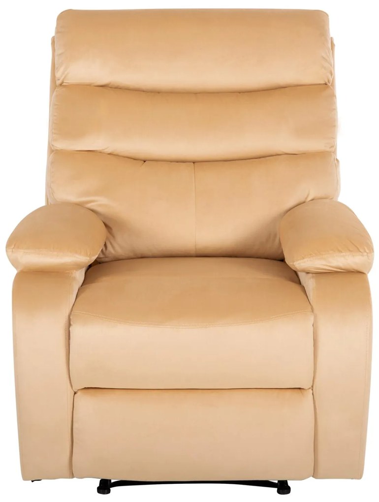 Πολυθρόνα YASUMU RELAX C9783.05 Εκρού Βελούδο 80x93x100Υεκ. 80x93x100 εκ.