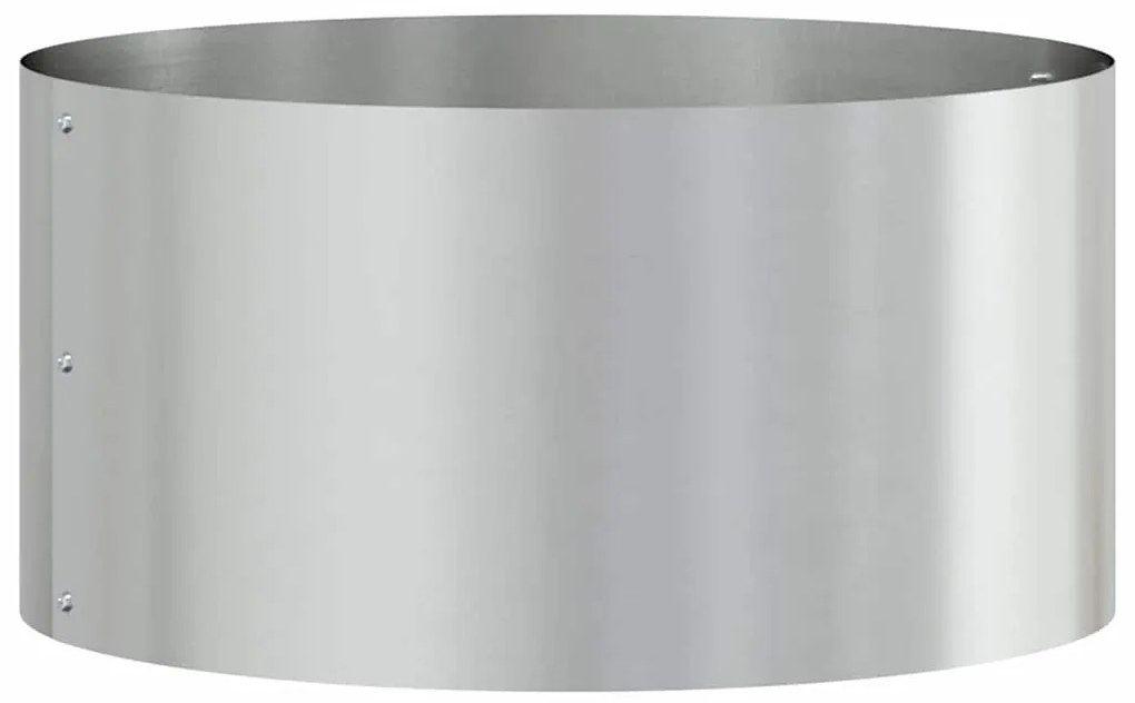vidaXL Ζαρντινιέρες κήπου 5 pcs Ασημί 40 x 40 x 20 cm