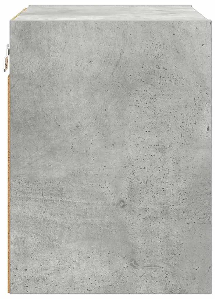 vidaXL Κρεμαστό ντουλάπι Σκυρόδεμα Γκρι 40 x 29,5 x 40 εκ.