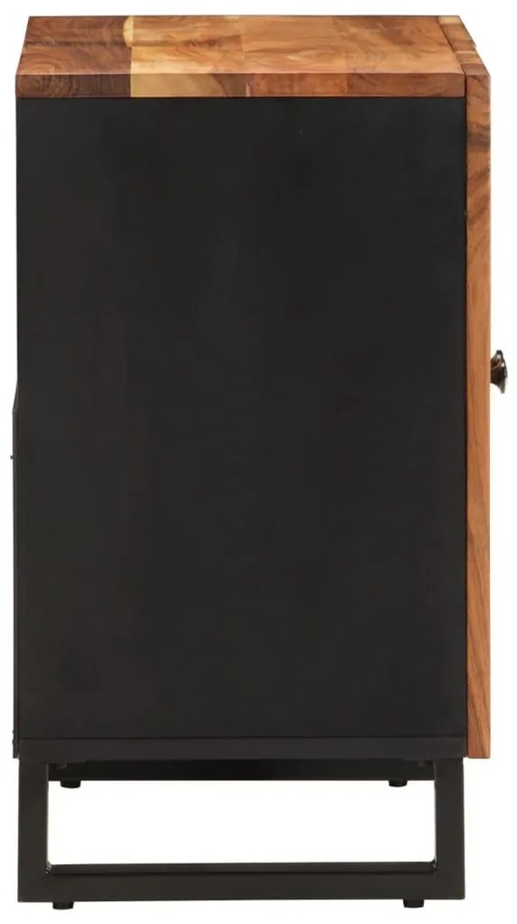 Έπιπλο Νιπτήρα 62 x 33 x 58 εκ. Μασίφ Ξύλο Ακακίας &amp; Επεξ. Ξύλο - Καφέ