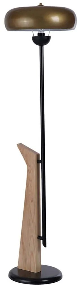 Φωτιστικό Δαπέδου 534LUN5526 Φ38x147cm 1xE27 40W Multi-Oak Opviq