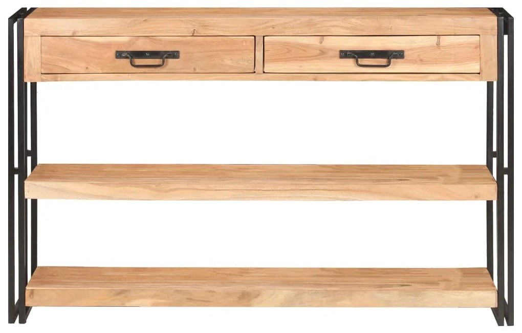 vidaXL Κονσόλα 120 x 30 x 75 εκ. από Μασίφ Ξύλο Ακακίας