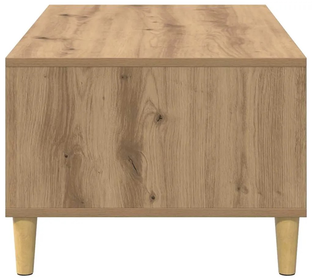 vidaXL Τραπεζάκι σαλονιού με συρτάρι Artisan Oak 90 x 50 x 26.5 εκ.