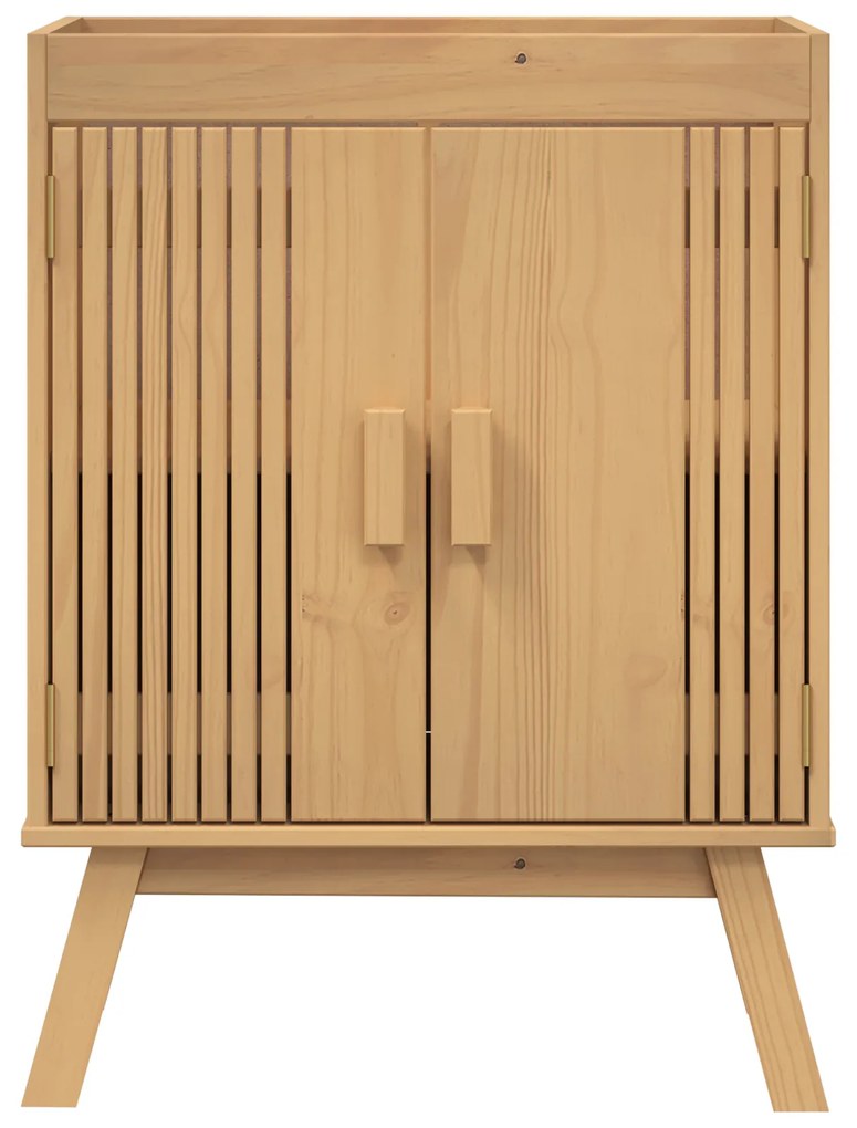 vidaXL Ντουλάπι βάσης 114x43x73,5 εκ Μασίφ ξύλο πεύκου