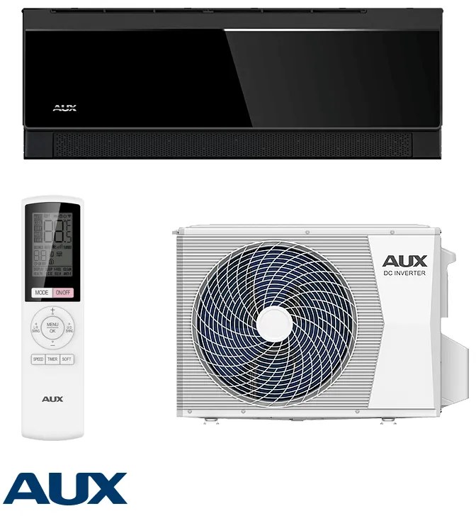 Inverteren climatik AUX C Comfort ASW-H09B7A4/CBR3DI-C3 - μαύρο