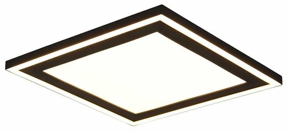 Φωτιστικό Οροφής - Πλαφονιέρα Carus R67213332 33x33x3cm Led 2300Lm 16W Black RL Lighting