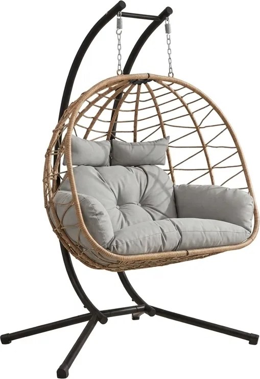 Κρεμαστή πολυθρόνα Fold Plus-Φυσικό