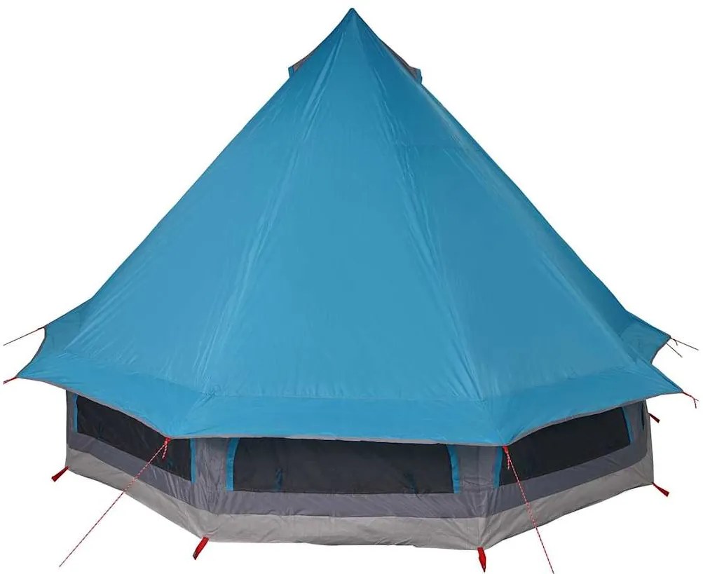 vidaXL Οικογενειακή Σκηνή Τίπι με στέγη Μπλε 404 x 370 x 270 εκ