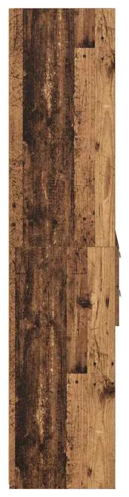 vidaXL Highboard Παλιό Ξύλο 40 x 42,5 x 185 εκ. Επεξεργασμένο ξύλο