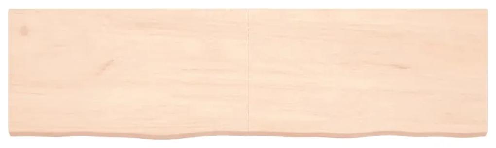 vidaXL Ράφι Τοίχου 180x50x(2-4) εκ. από Ακατέργαστο Μασίφ Ξύλο Δρυός