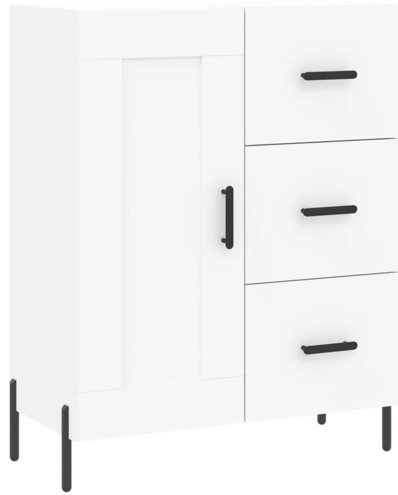 vidaXL Ντουλάπι Λευκό 69,5 x 34 x 90 εκ. από Επεξεργασμένο Ξύλο