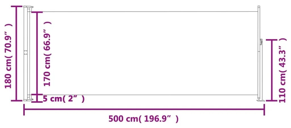 ΣΚΙΑΣΤΡΟ ΠΛΑΪΝΟ ΣΥΡΟΜΕΝΟ ΒΕΡΑΝΤΑΣ ΚΑΦΕ 180 X 500 ΕΚ. 313408