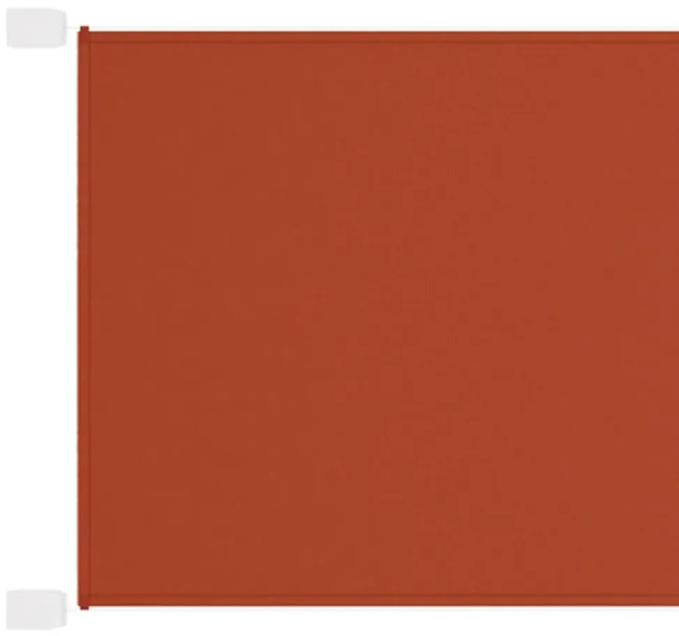 Τέντα Κάθετη Τερακότα 100 x 360 εκ. από Ύφασμα Oxford - Κόκκινο