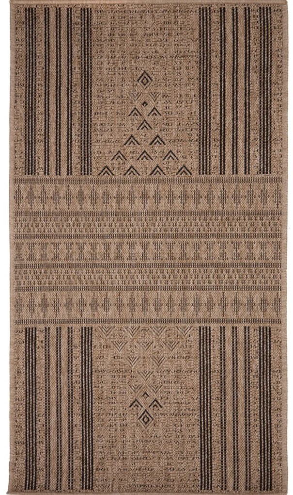 Χαλί Ψάθινο Avanos 9012 Black Royal Carpet 80X150cm