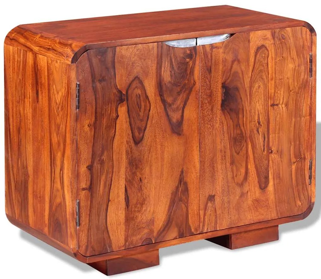 vidaXL Ντουλάπι 75 x 35 x 60 εκ. από Μασίφ Ξύλο Ακακίας