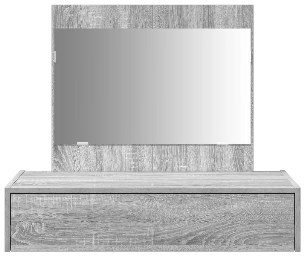 vidaXL Τοίχος με Είδη Περιποίησης Γκρι Sonoma 83x40x70 εκ