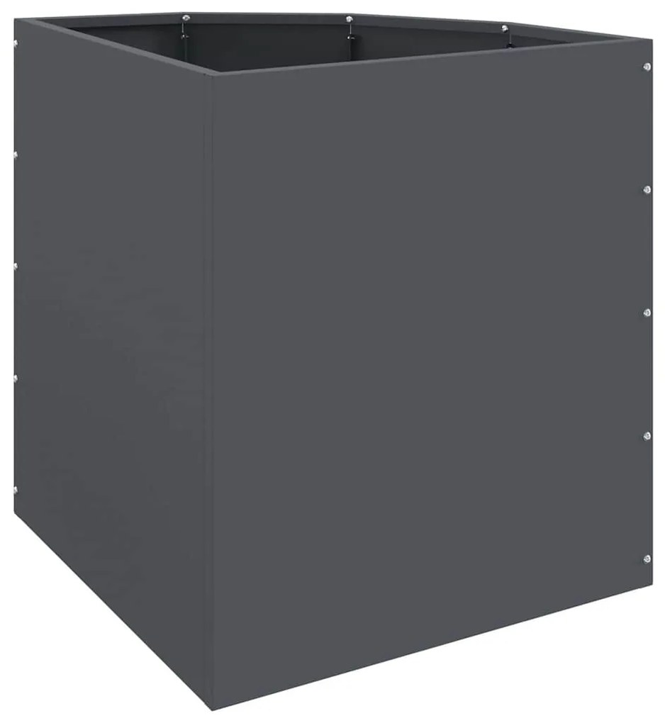 vidaXL Γωνιακό Ροδόδεντρο Ανθρακί 45 x 45 x 50 εκ Ατσάλι