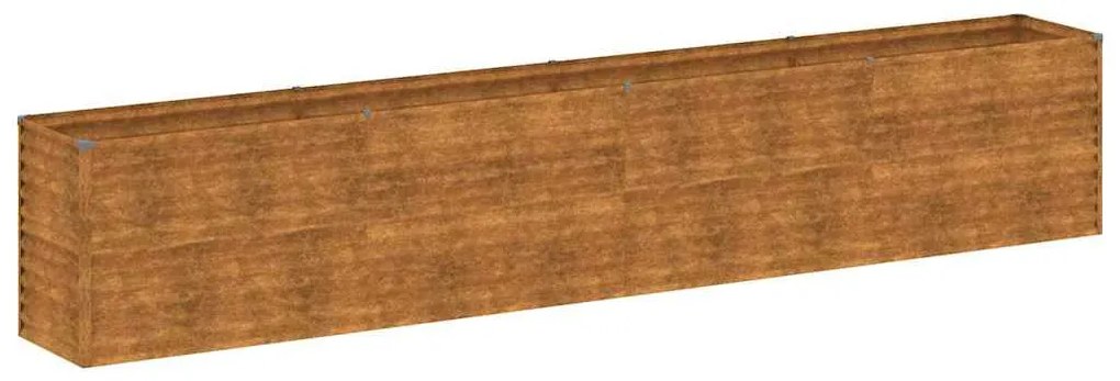 vidaXL Υπερυψωμένο Ζαρντινιέρα Κήπου 385 x 50 x 69 εκ. από Ατσάλι Corten