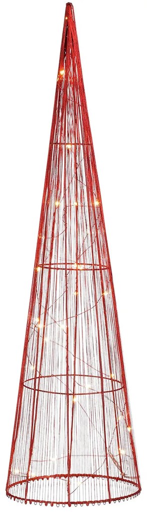 Χριστουγεννιάτικο Δεντράκι Με Led (Φ16) Edelman Cone Red 1163357
