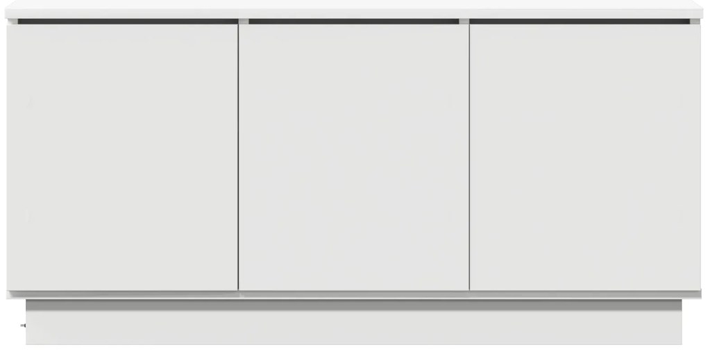 vidaXL Κάστρο Τηλεόρασης Λευκό 100x38x49 εκ. Επεξεργασμένο Ξύλο