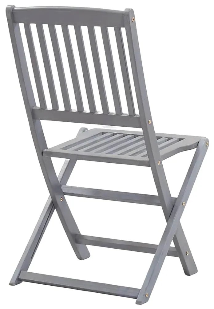 vidaXL Καρέκλες Κήπου Πτυσσόμενες 4 τεμ. από Μασίφ Ξύλο Ακακίας