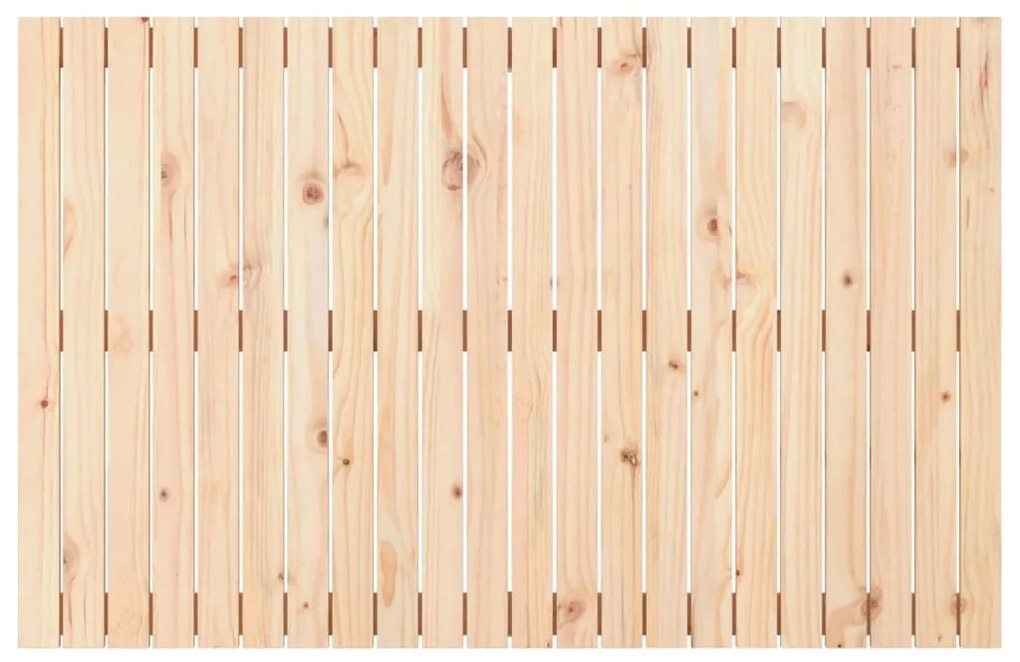 vidaXL Κεφαλάρι Επιτοίχιο 140x3x90 εκ. από Μασίφ Ξύλο Πεύκου