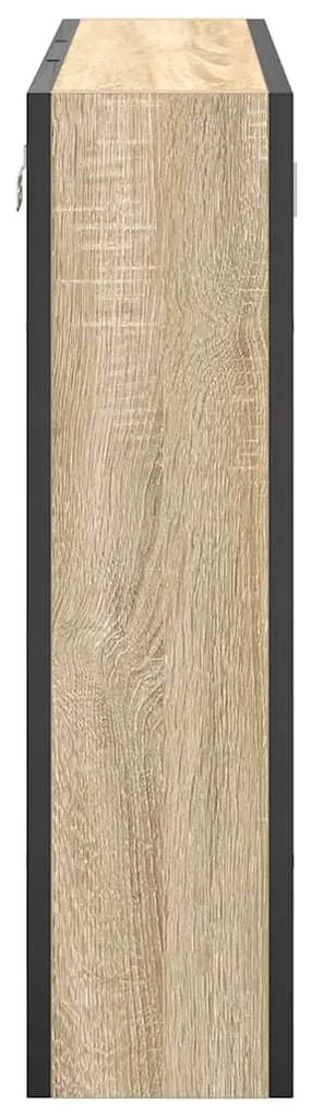 vidaXL Καθρέφτης Ντουλάπα Μπάνιου με ράφι Μπεζ 60 x 16 x 60 εκ